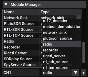 SDR++ Radio Setup